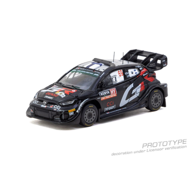 *PRE-ORDER* Toyota GR YARIS Rally1 HYBRID Safari Rally Kenya 2024 Winner Kalle Rovanperä / Jonne Halttunen, 1:64 Scale - Tarmac Works