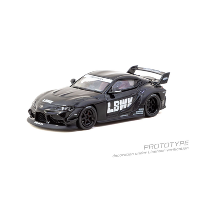 *PRE-ORDER* LB-WORKS TOYOTA SUPRA (A90), 1:64 Scale (Black) - Tarmac Works