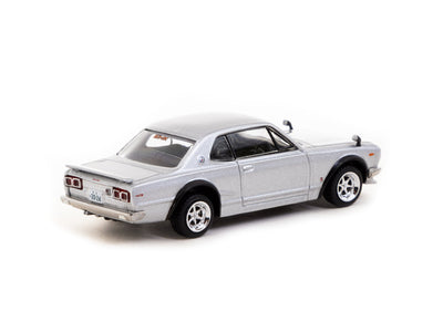 Nissan Skyline 2000 GT-R (KPGC10) - Global64, 1:64 Scale (Silver)