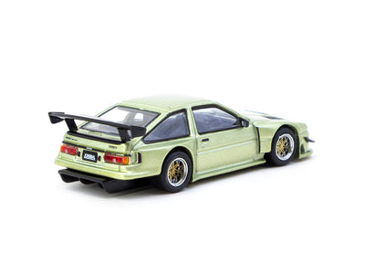 Toyota Sprinter Trueno AE86 Widebody - Global64, 1:64 Scale (Green)