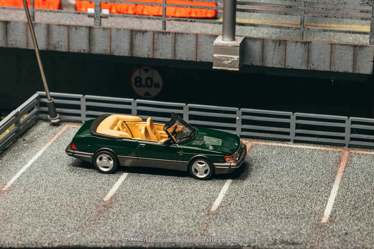 *PRE-ORDER* Saab 900 Turbo Convertible Chance of Chase Car, 1:64 Scale (Green)