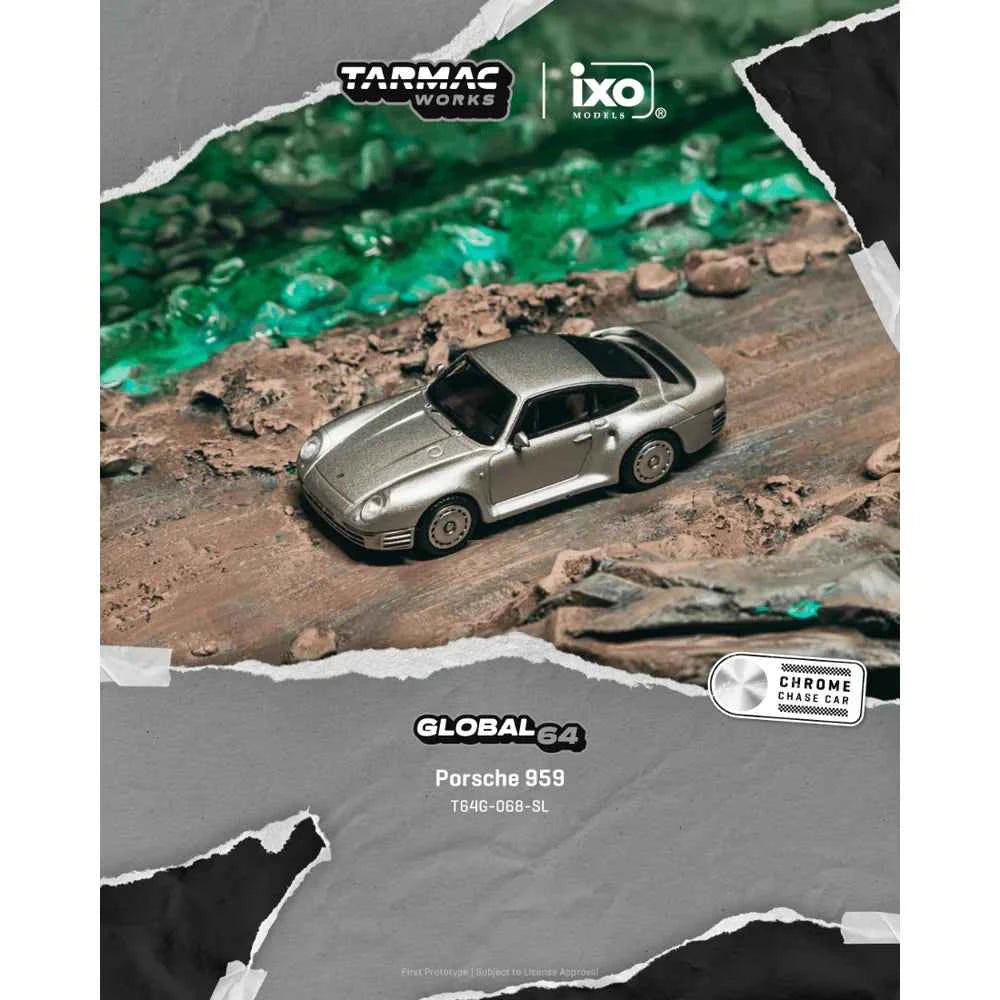 *PRE-ORDER* Porsche 959 Chance of Chase Car, 1:64 Scale (Silver)