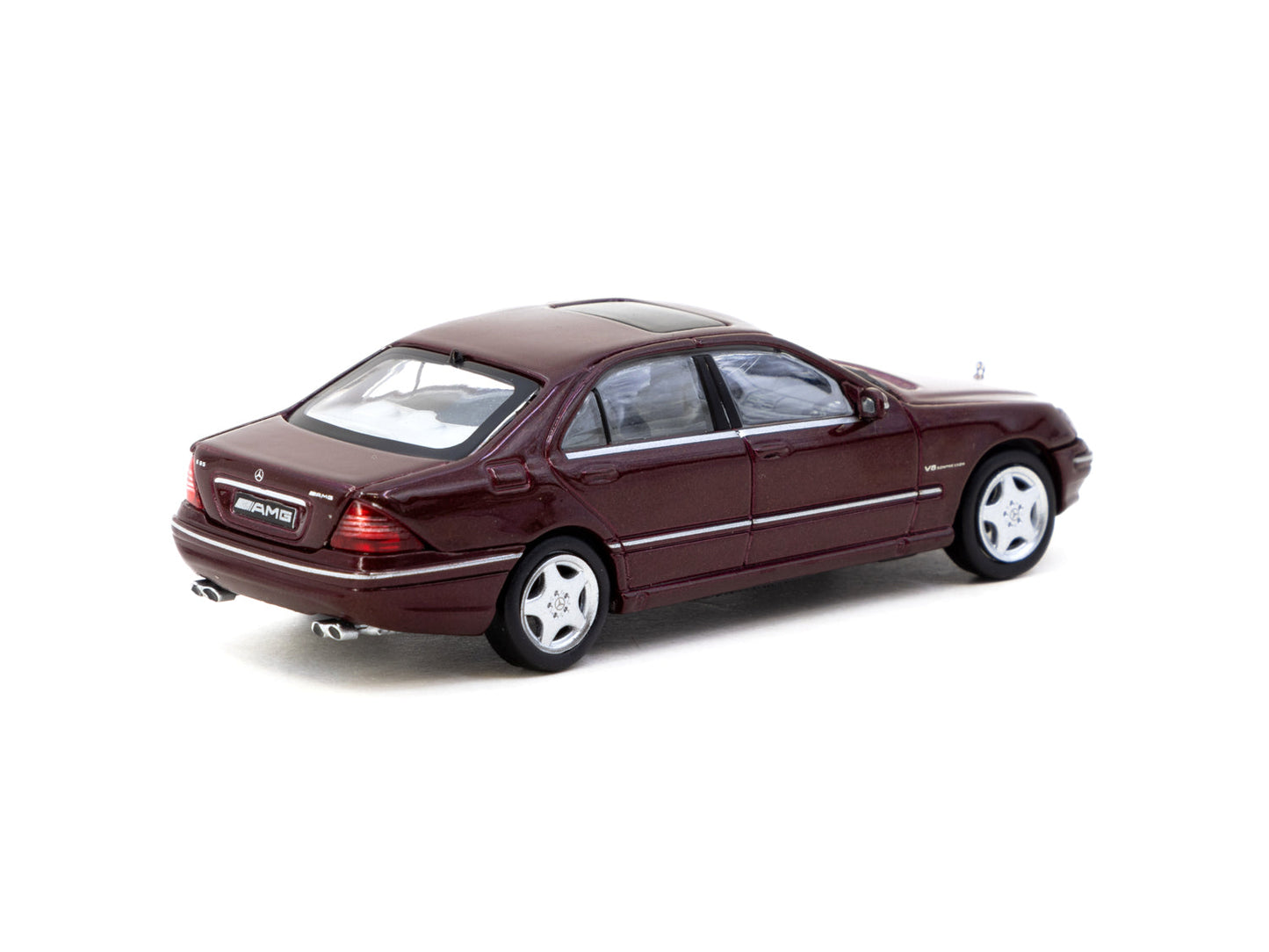 Mercedes Benz S 55 AMG Bordeaux Global64 1:64 Scale Diecast Collectible