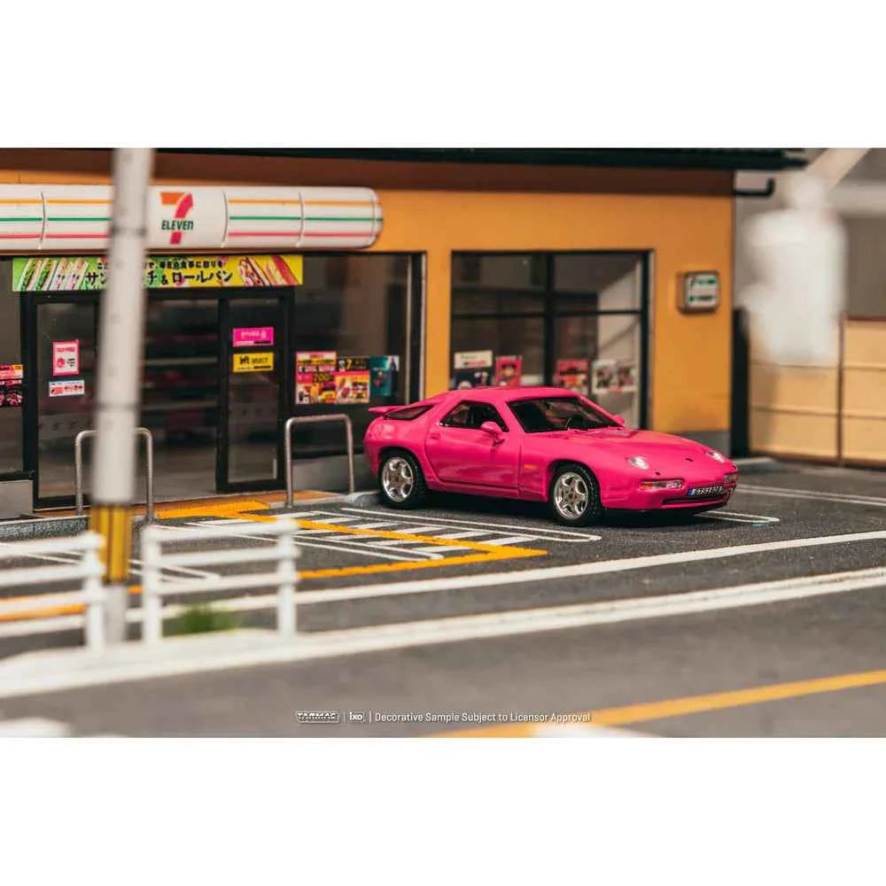 *PRE-ORDER* Porsche 928 GTS Chance of Chase Car with Pop-Up Head-Lights, 1:64 Scale (Rubystone Red)