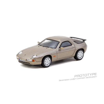*PRE-ORDER* Porsche 928 S4 Chance of Chase Car (with Pop-Ip Head-Lights), 1:64 Scale (Platinum Metallic)