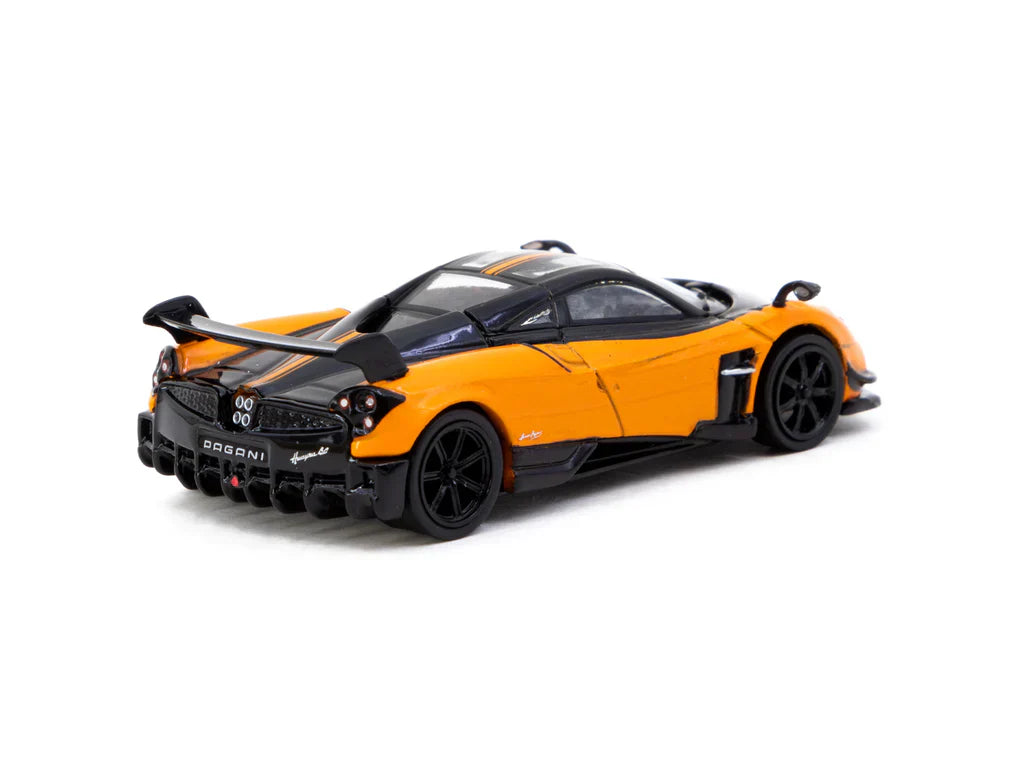 Tarmac Works Pagani Huayra BC Arancio Saint Tropez Global64 1:64 Scale Diecast Model