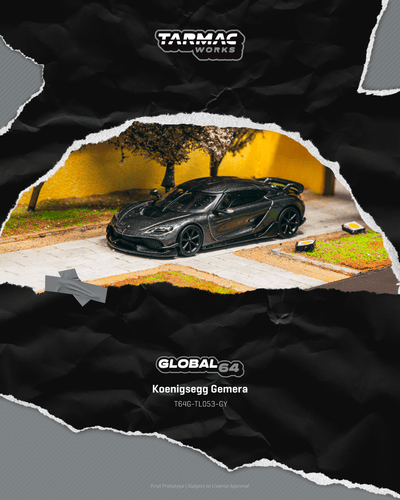 Tarmac Works - Koenigsegg Gemera - Grey - 1:64 Scale Model product image