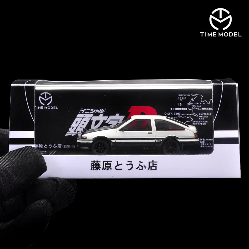 PRE-ORDER Time Micro Toyota AE86 Black Cover – Regular Edition, 1:64 Scale