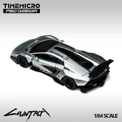 Lamborghini Contache V-Matte Silver Grey Exhibition Edition(Limited to 999), 1:64 Scale