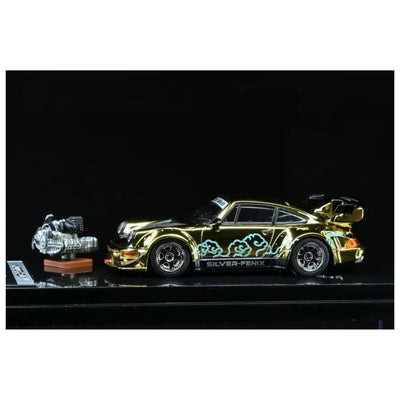 *TMCS 2026* RWB 964 Silver Pheonix (Limited Edition to 1299pcs) Gold Chrome, 1:64 Scale