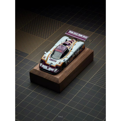 *PRE-ORDER* Jaguar XJR-9 Lemans White-Purple LeMans Winner 1988 Livery, 1:64 Scale - TRANSCEND MODEL