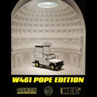 Mercedes Benz W461 POPE Edition ,1:64 Scale (White)