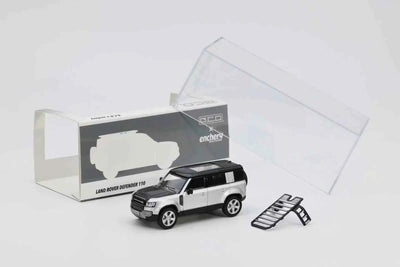 *PRE-ORDER* Land Rover Defender 110 2021, 1:64 Scale (Silver)