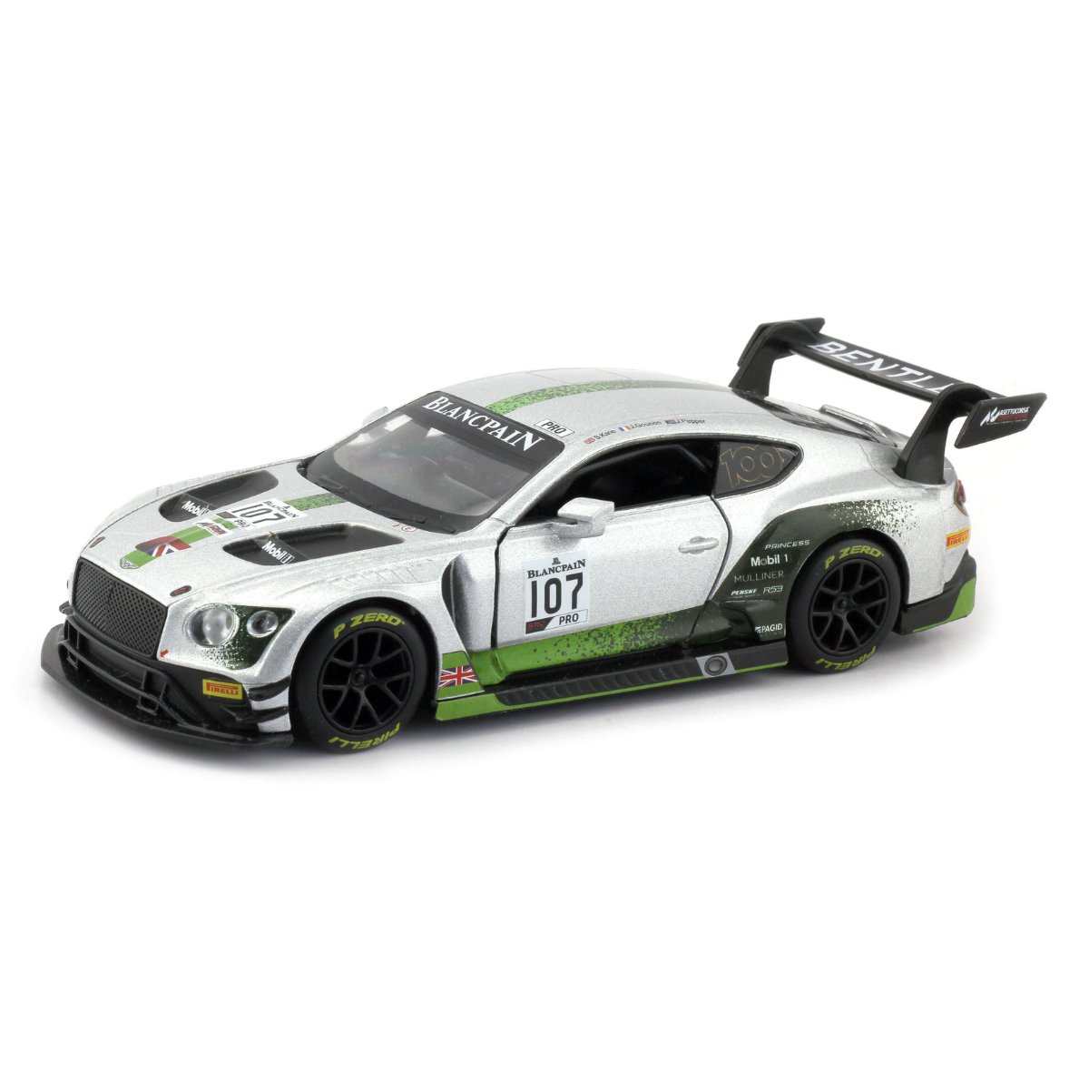 Bentley Bently Continental GT3, 1:32 Scale (Silver)