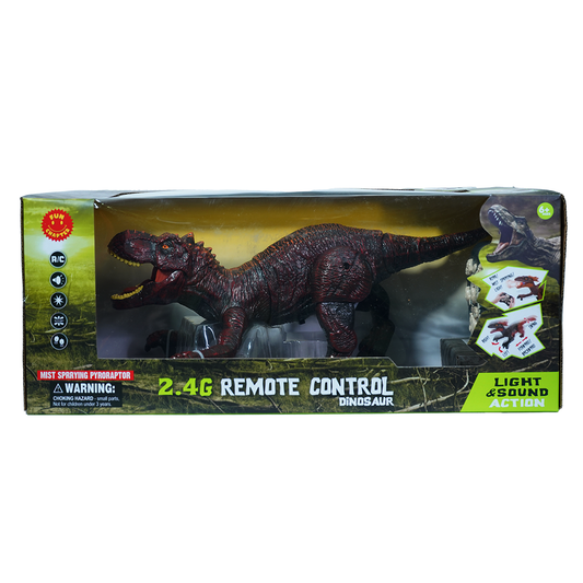 TC03 RC T-Rex Dinosaur Toy – Spray & Crawl-Maroon