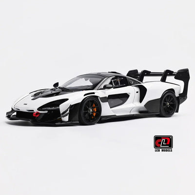 McLaren Senna GTR, 1:18 Scale (White) - LCD Models