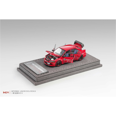 *PRE-ORDER* Mitsubishi Licensed Products - Lancer GSR Evolution EVO IX Parma, 1:64 Scale (Red) - iHCM64