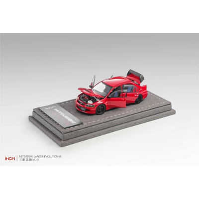 *PRE-ORDER* Mitsubishi Licensed Products - Lancer GSR Evolution EVO IX Rally, 1:64 Scale (Red) - iHCM64