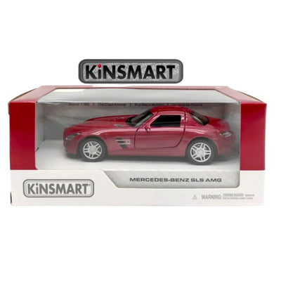 Mercedes-Benz SLS AMG, 1:36 Scale (Red) - Kinsmart