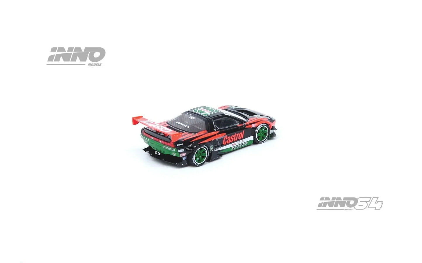 INNO64 Honda NSX (NA1) Rocket Bunny V2 Aero Castrol Concept Livery 1:64 Scale Diecast Model (Pre-Order)