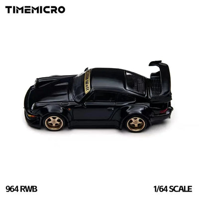 Time Micro Porsche RWB 964, 1:64 Scale (Black)