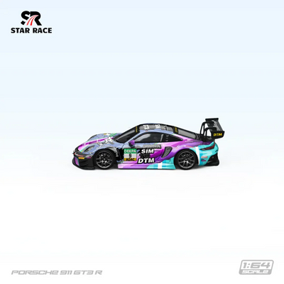 Porsche 911 GT3 R (Limited to 986 of 999), 1:64 Scale - STAR RACE