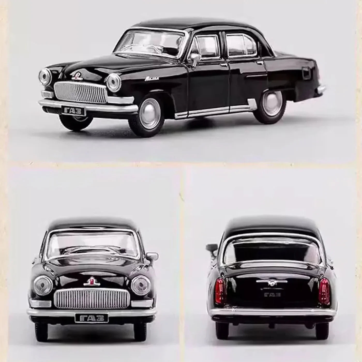 Perka GAZ-21 Volga Black 1:64 Scale Diecast Model