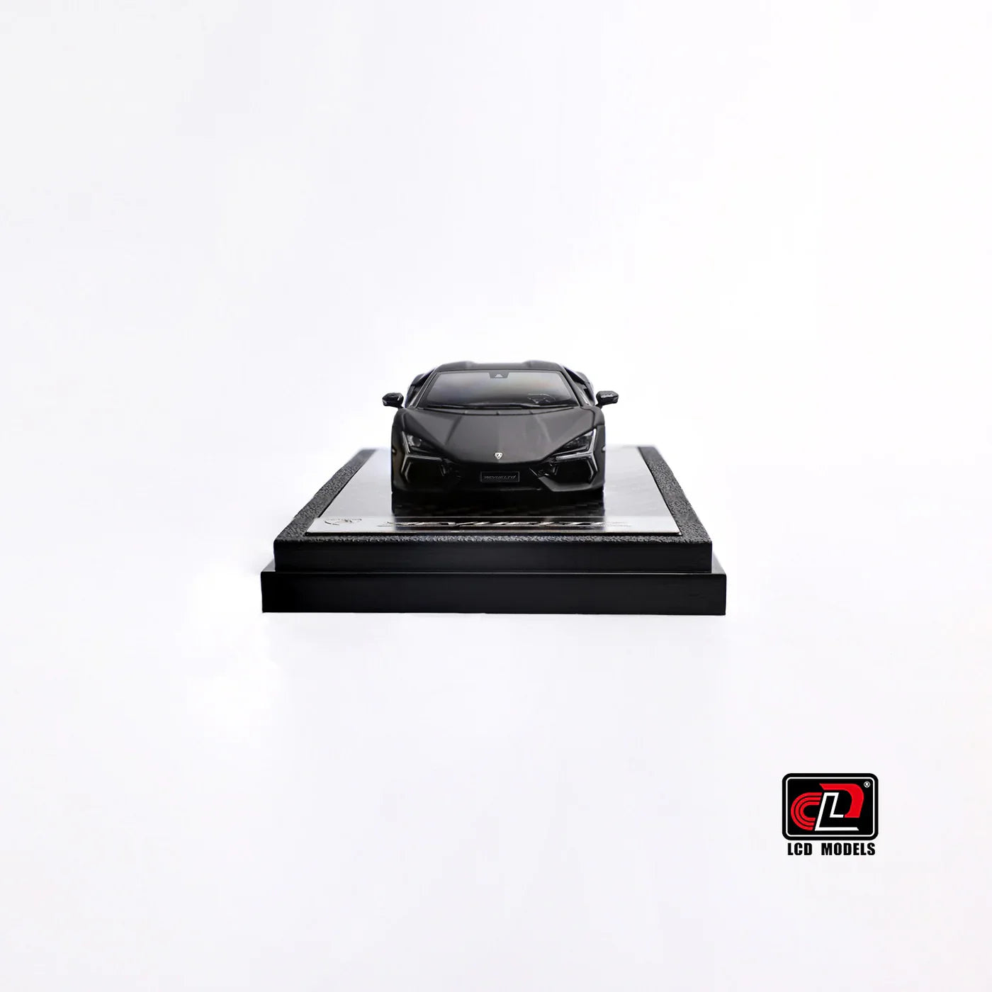 LCD Lamborghini Revuelto Matte Black 1:64 Scale Diecast Model