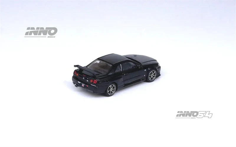 INNO64 Nissan Skyline GT-R R34 V-Spec II Black 1:64 Scale Diecast Model (Pre-Order)