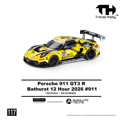 *PRE-ORDER* Porsche 911 GT3 R B12H 911 2026, 1:64 Scale