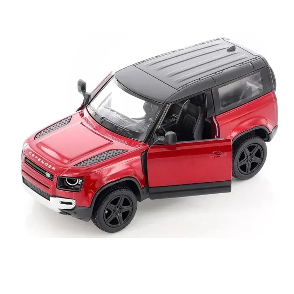 Kinsmart Land Rover Defender 90 1:36 Scale Diecast Model (Red)