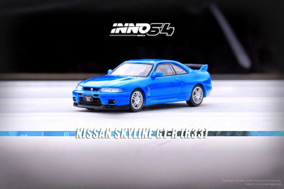 Nissan Skyline GT-R (R33) Championship,1:64 Scale (Blue)