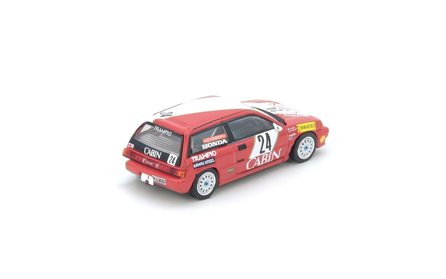 INNO64 Honda Civic Si E-AT #24 Macau Guia Race 1988 1:64 Scale Diecast Model