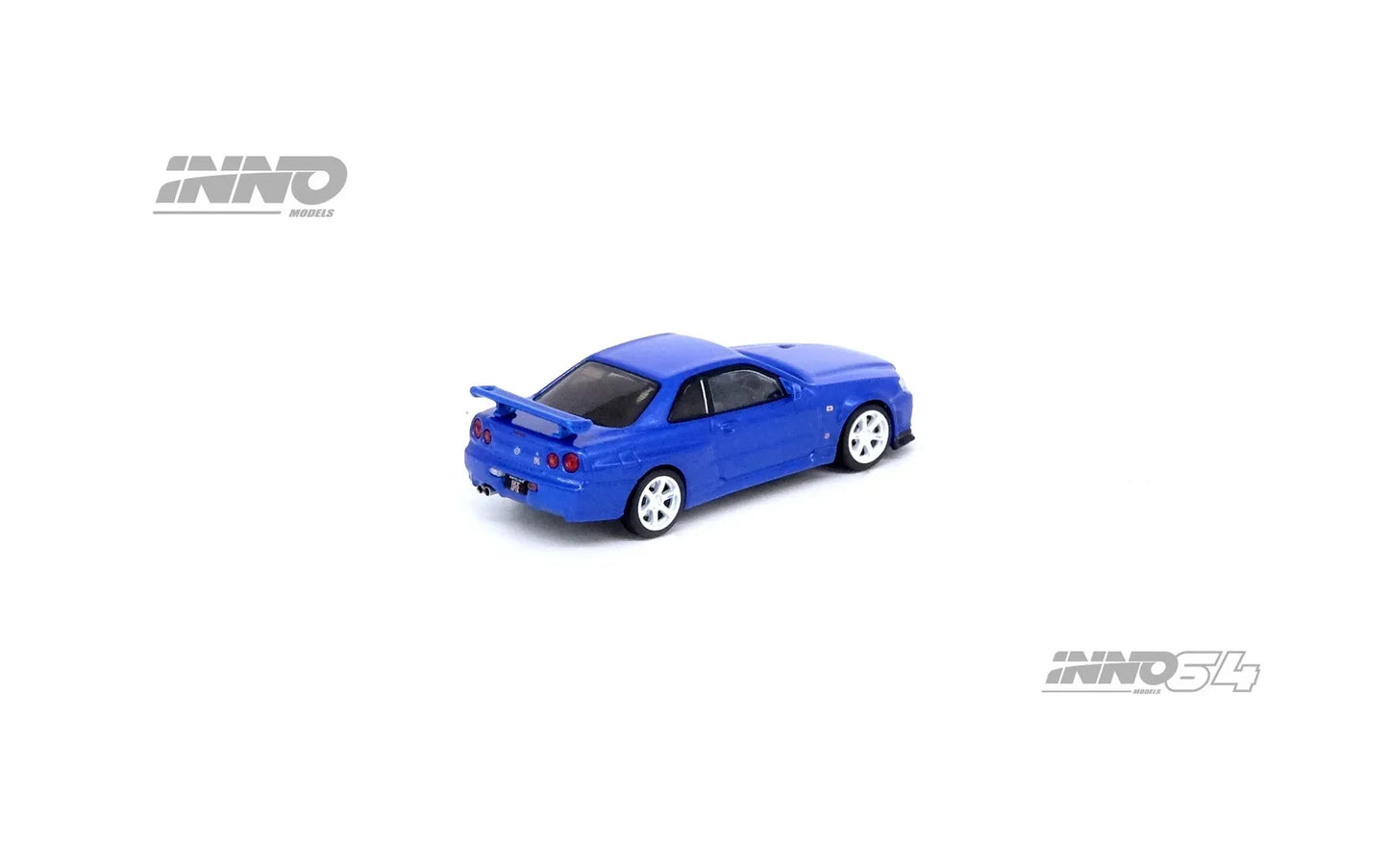 INNO64 Nissan Skyline GT-R R34 V-Spec II N1 Blue 1:64 Scale Diecast Model (Pre-Order)