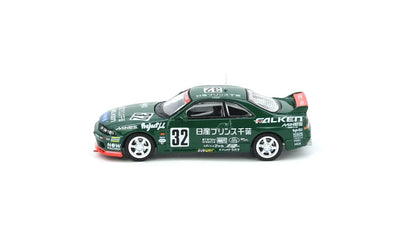 Nissan Skyline GT-R R33 #32 Prince Chiba Falken N1 Super Endurance Series - Tokachi 24H 1996, 1:64 Scale - INNO64