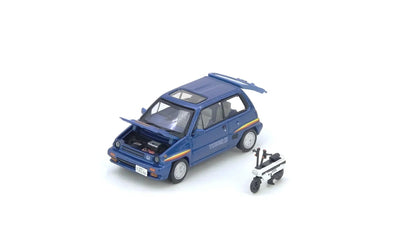 Honda City Turbo II, 1:64 Scale (Blue) - INNO64