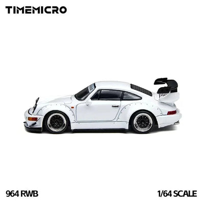 Time Micro Porsche RWB 964, 1:64 Scale (White)
