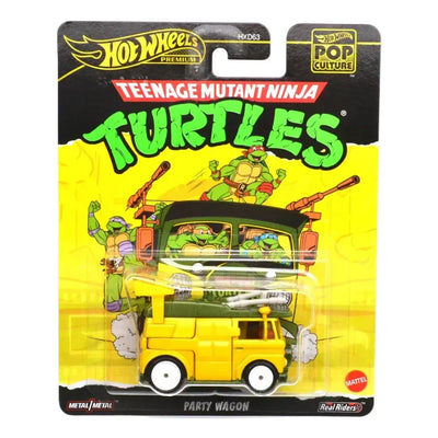 Pop Culture Teenage Mutant Ninja Turtles - Party Wagon, 1:64 Scale (Yellow)