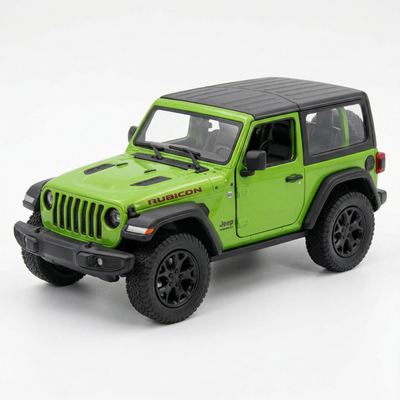 Jeep Wrangler (Hard Top) 2018, 1:36 Scale (Green)