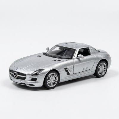 Mercedes-Benz SLS AMG, 1:36 Scale (Silver)