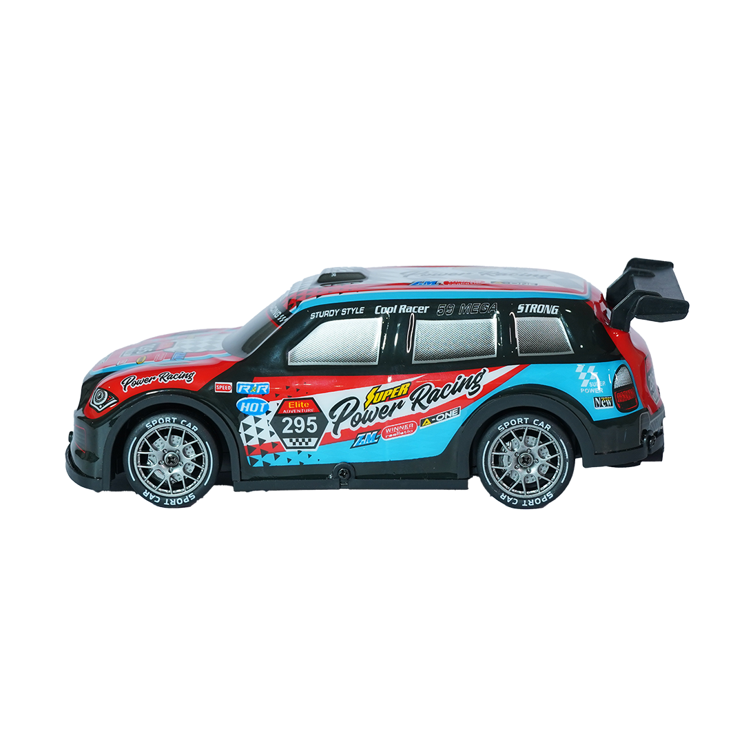 FC07 1:22 Scale Remote Control 4WD Drift Car with Lights & Spray Effect – Red