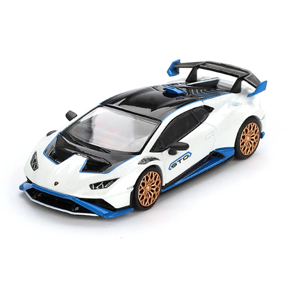 MINI GT: Lamborghini Huracán STO "Bianco Asopo" 1:64 Scale Diecast Model