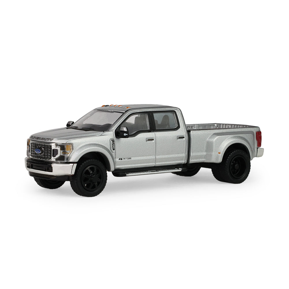 Auto Mall Series 8 - 2022 Ford F-450 Super Duty, 1:64 Scale (Iconic Silver) by GreenLight - 1:64 scale, view 3
