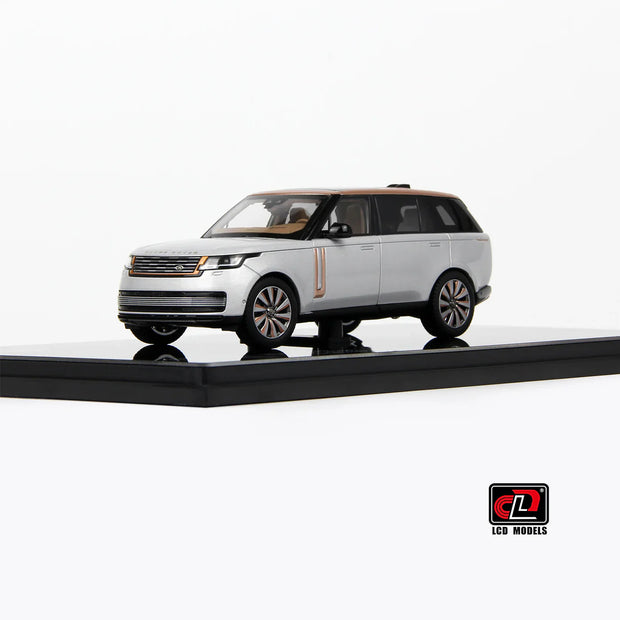 LCD Land Rover Range Rover SV Serenity Silver 1:43 Scale Diecast Model