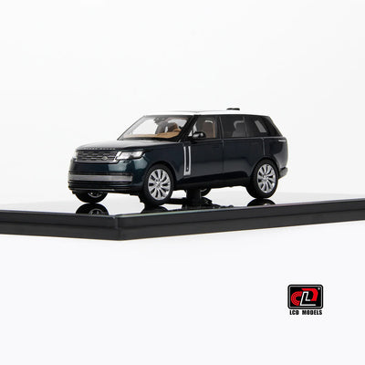 LCD Land Rover Range Rover SV Serenity Green with White Roof 1:43 Scale Diecast Model