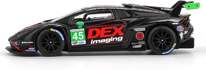 MINI GT: Lamborghini Huracán GT3 EVO 2024 IMSA Daytona #45 DEX Imaging 1:64 Scale Diecast Model