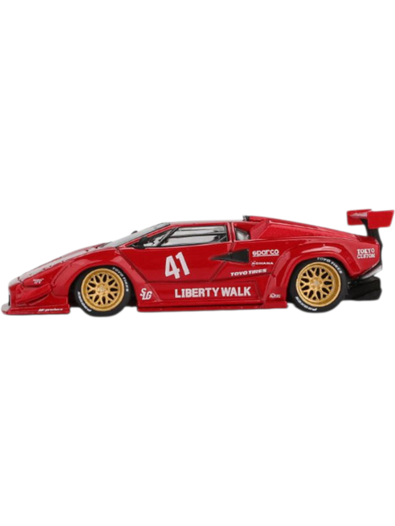 MINI GT: Lamborghini Countach LB-Works #41 Liberty Walk 1:64 Scale Diecast Model