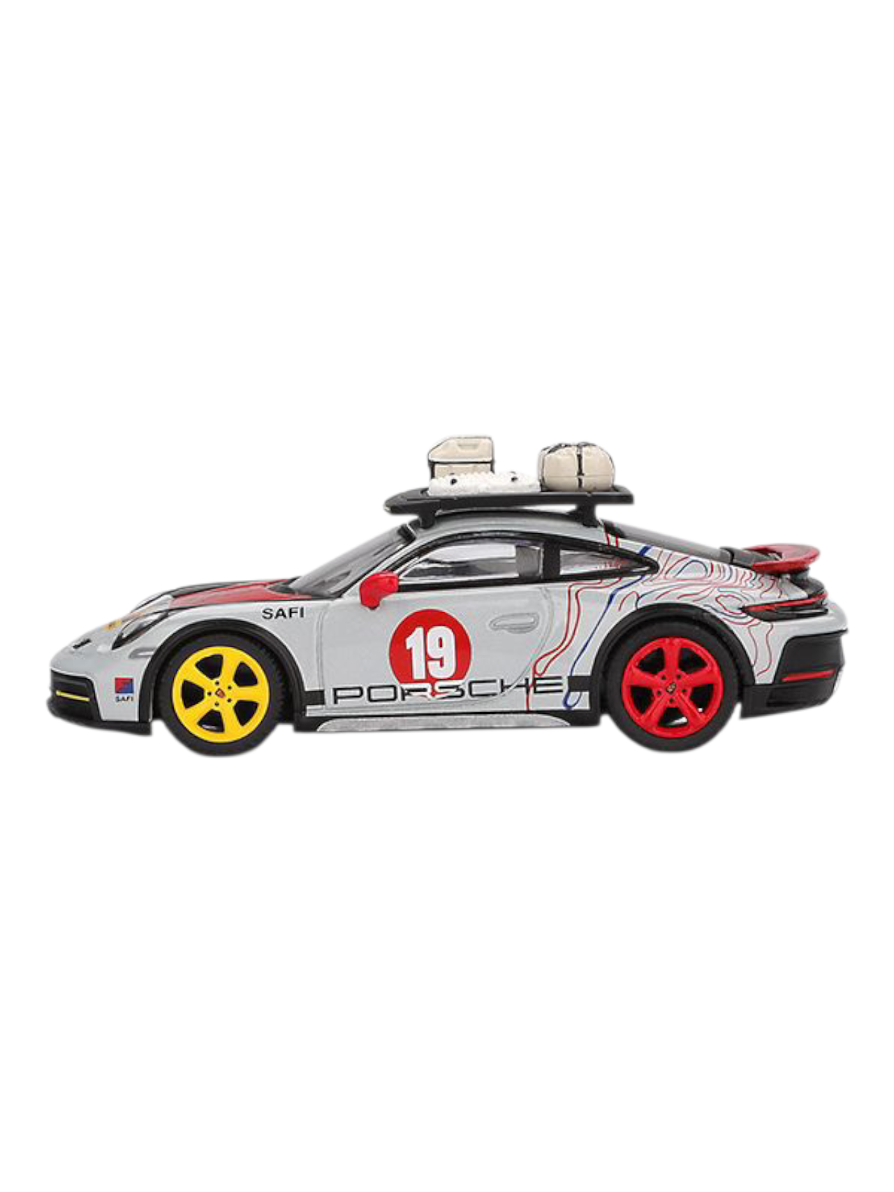 MINI GT: Porsche 911 Dakar "Uncle Rally" #19 1:64 Scale Diecast Model