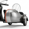 TINY Scooter with Sidecar (SF Express) 1:35 Scale – Official Licensed Diecast with Acrylic Case