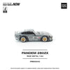 POPRACE Pandem Nissan 280ZX Raw Metal 1:64 Scale Diecast Model (Pre-Order)
